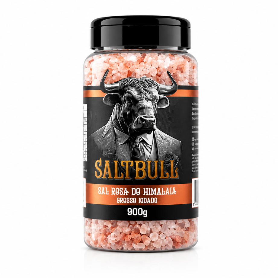 Sal Grosso Rosa do Himalaia SaltBull 900g