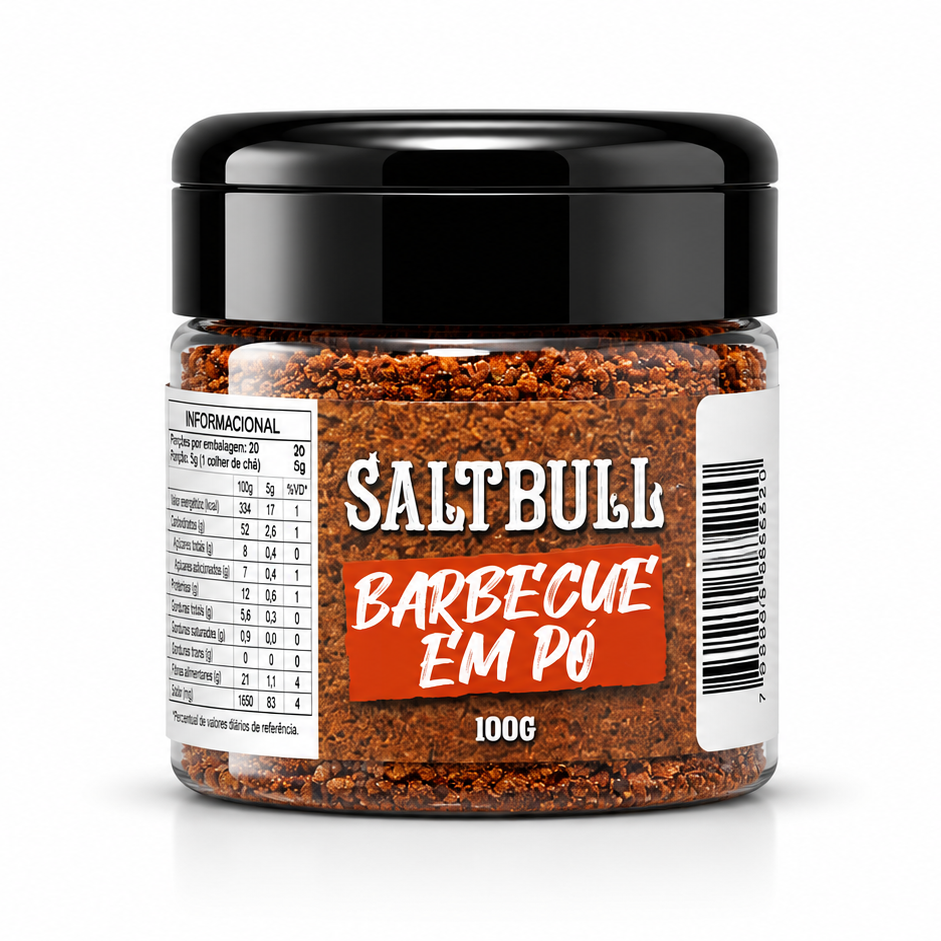 Tempero SALTBULL Barbecue em Pó 100g
