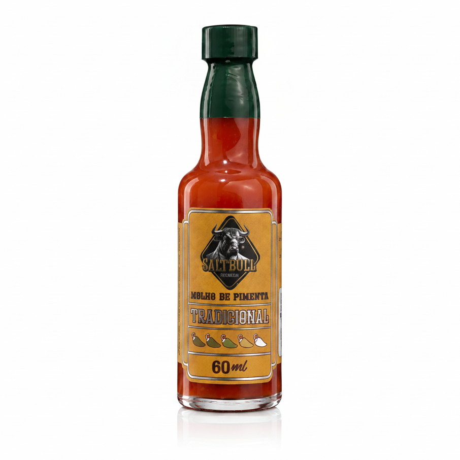 Molho de Pimenta SALTBULL tradicional 60ml