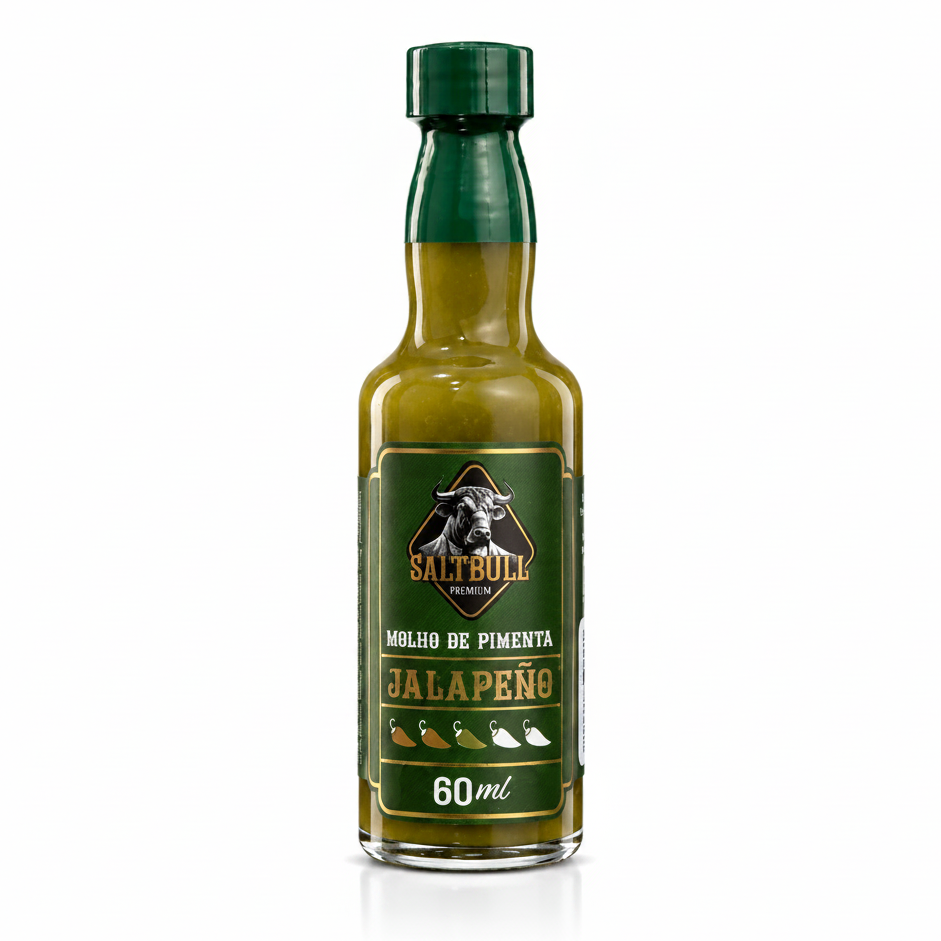 Molho de Pimenta SALTBULL Jalapeño 60ml