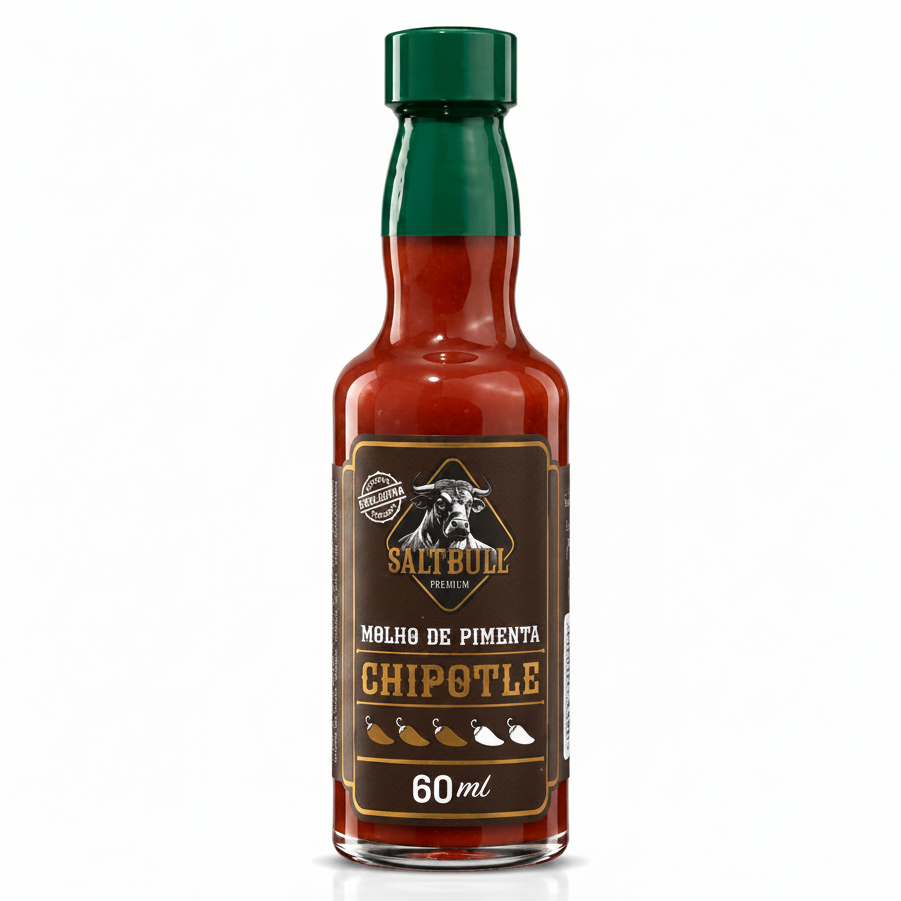 Molho de Pimenta SALTBULL Chipotle 60ml