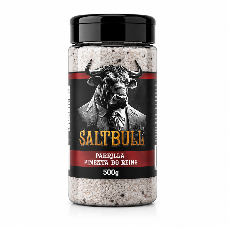 Sal Parrilla Pimenta do Reino SaltBull 500g