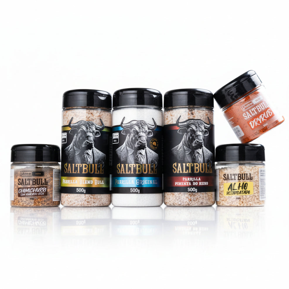 Trio SALTBULL Essência da Brasa + Trio Tempero