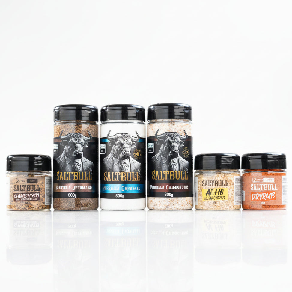 Trio SALTBULL Fumaça e Sabor + Trio Tempero